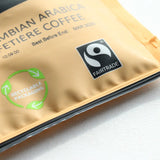 Wheatleys Colombian Arabica Cafetiere Coffee with Fairtrade and recyclable packaging on a light background