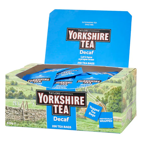 Yorkshire Tea Decaf Tea Bags Tag & Envelope - Pack of 200