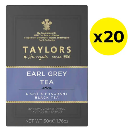 Taylors Earl Grey Tea Bags (Tag & Envelope) - Pack of 20
