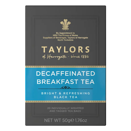 Taylors Decaf Breakfast Tea Bags 