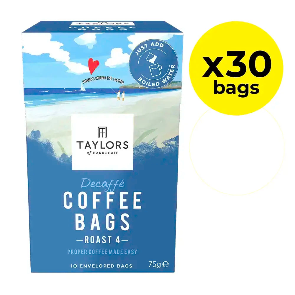 Taylors Decaffeinated Coffee Bags Individually Wrapped