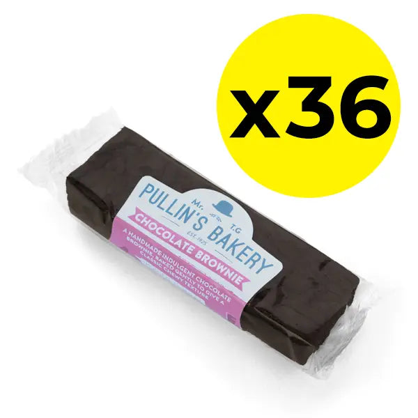 Pullin's Bakery Chocolate Brownie - Pack of 36