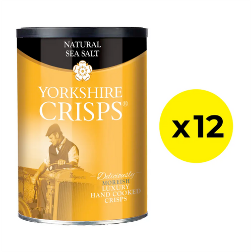 Yorkshire Crisps 95g Drum - Pack of 12
