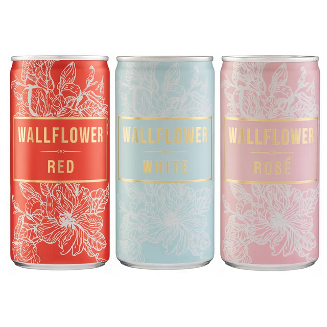  Wallflower 187ml aluminium can - red - white - rose 