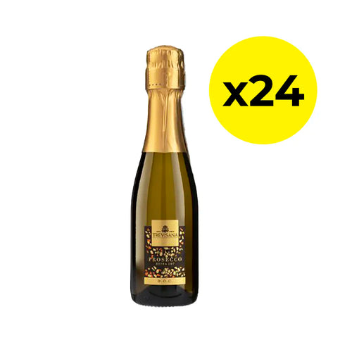 Trevisana Prosecco Miniature Bottles - Pack Of 24