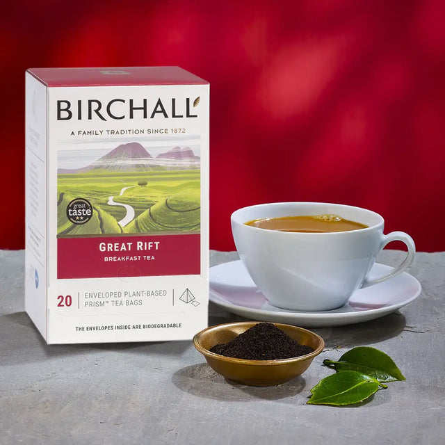 Birchall Great Rift Breakfast Tea - Pack of 20 Prism Tea Bags, supplied by Out of Eden