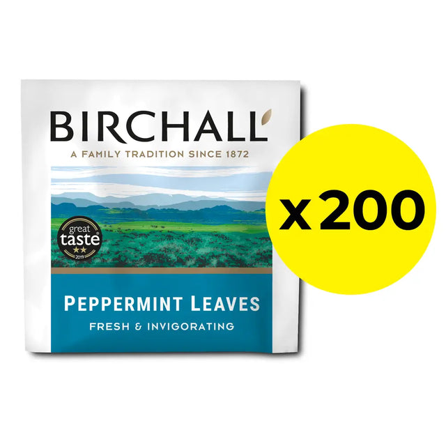 200 Birchall Peppermint Leaves Tea Bags
