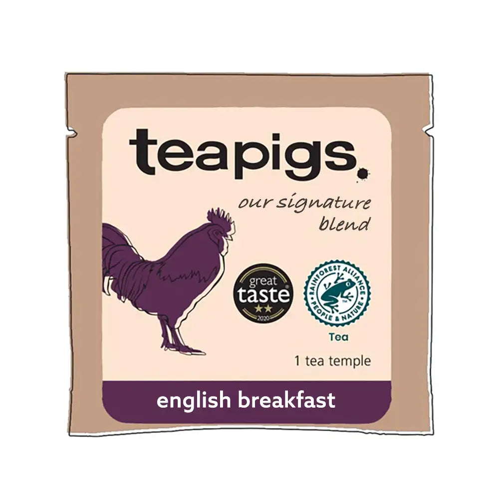 Pig Tea Teapigs English Breakfast Tea Bags Tag & Envelope - Pack of 50 – Out of ...