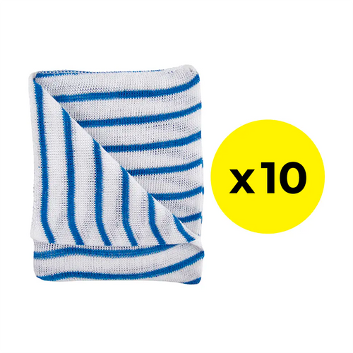 Washable Knitted Cleaning & Dish Cloth - Pack of 10
