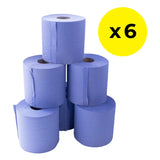Blue Centrefeed Roll 2 Ply 150m - Pack of 6