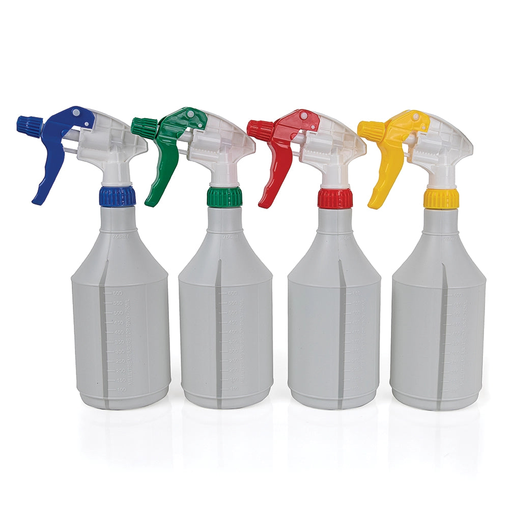 Colour-Coded Recycled Trigger Spray Bottle