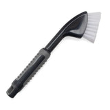 Comfi Grip Tile & Grout Brush - black brush with ergonomic handle and white brussels 