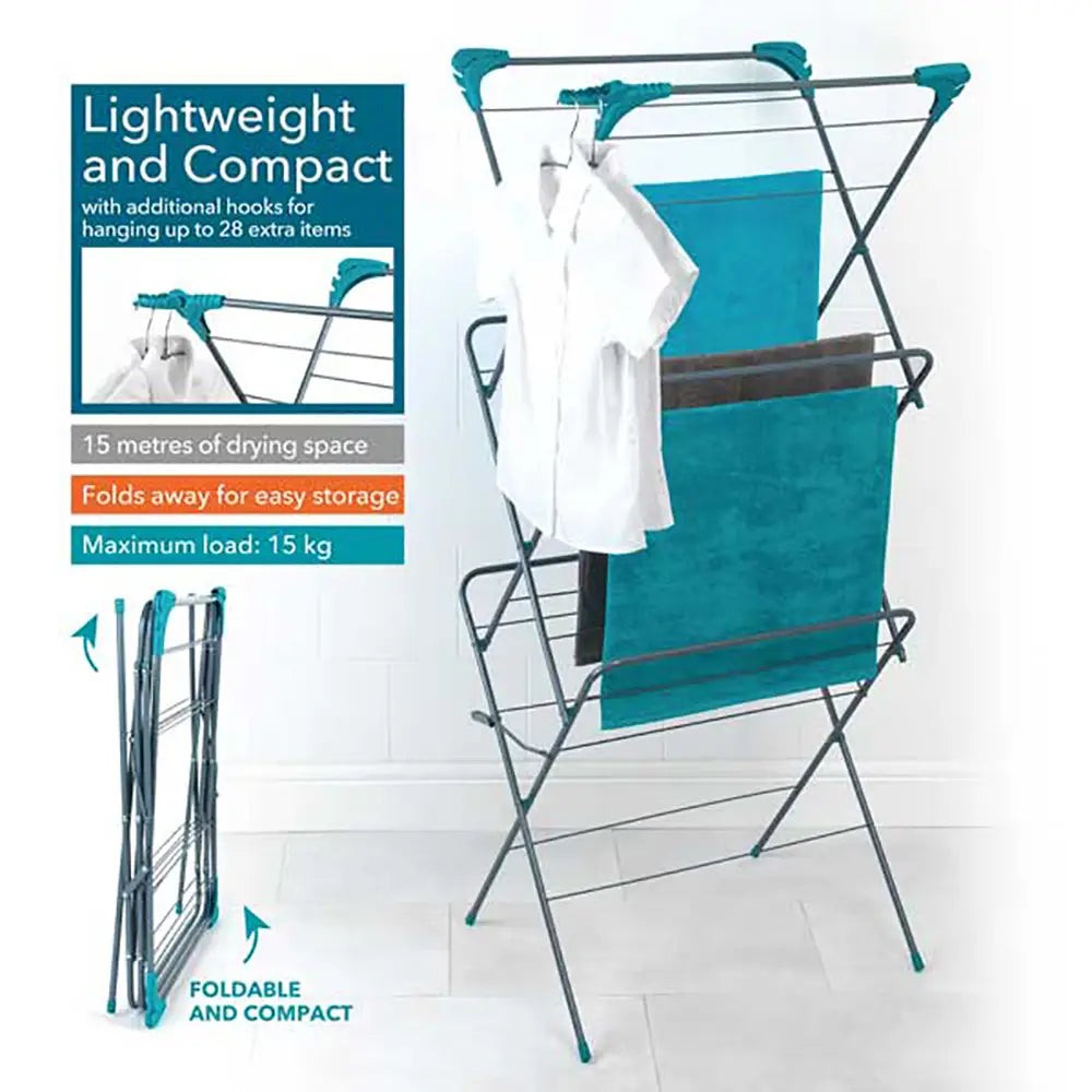 3 Tier Indoor Clothes Airer details 