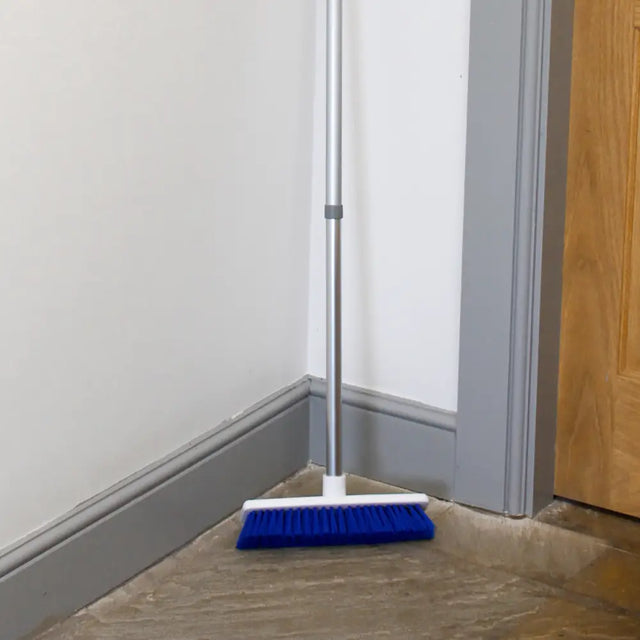 Extra Long Mop & Broom Handle being used as part of a brush 