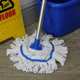Extra Long Mop & Broom Handle being used as part of a mop 