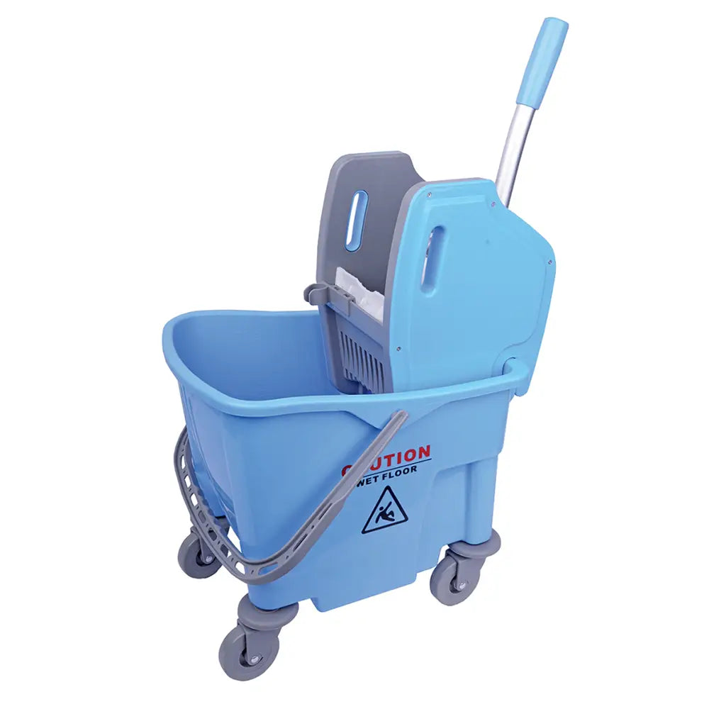 Blue 25L Kentucky Wheeled Mop Bucket & Wringer