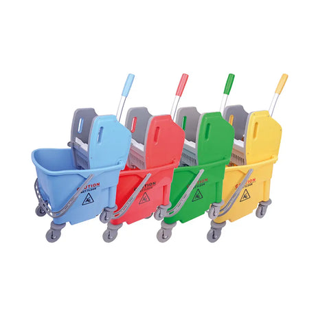 25L Kentucky Wheeled Mop Bucket & Wringer colour options