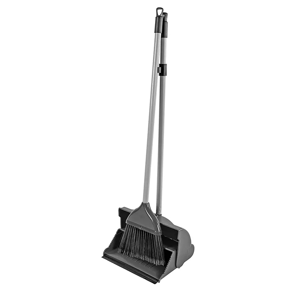 Long-Handled Lobby Dustpan, Brush & Squeegee
