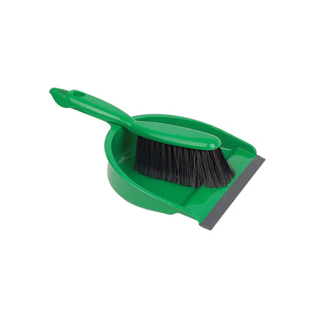 Green Dustpan & Soft Brush Set