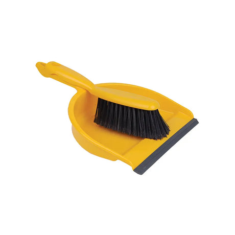 Yellow Dustpan & Soft Brush Set