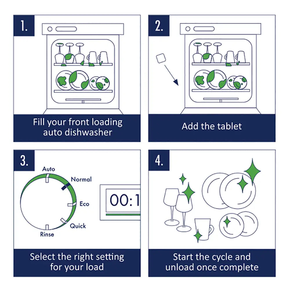 Janstar All-In-One Dishwasher Tablets - pack of two 