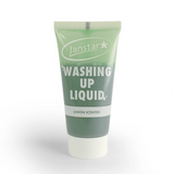 Tube of Janstar washing up liquid on a white background