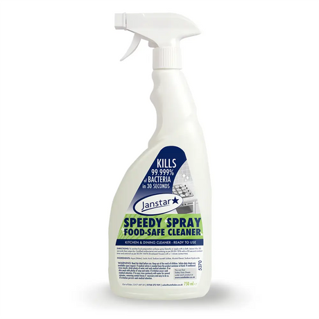5370 Janstar Speedy Spray food-safe cleaner bottle on a white background