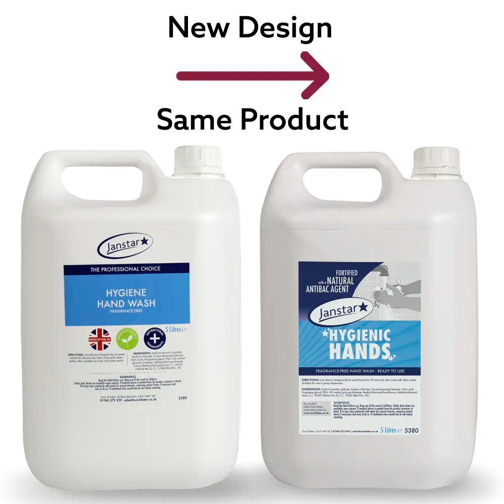 Janstar Hygienic Hands - Fragrance-Free Hand Wash 5L