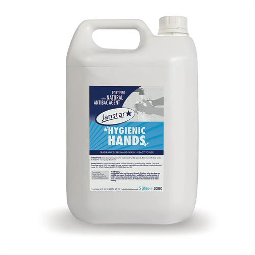 Janstar Hygienic Hands - Fragrance-Free Hand Wash 5L