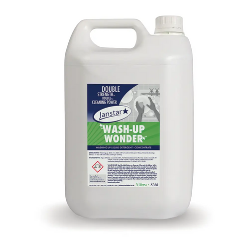 Janstar Wash-Up Wonder - Washing-Up Liquid Double Concentrate 5L
