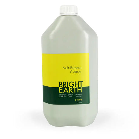 5-liter container of Bright Earth multi-purpose cleaner on a white background