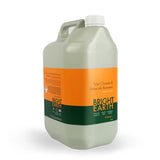 5L container of Bright Earth toilet  cleaner and limescale remover on a white background