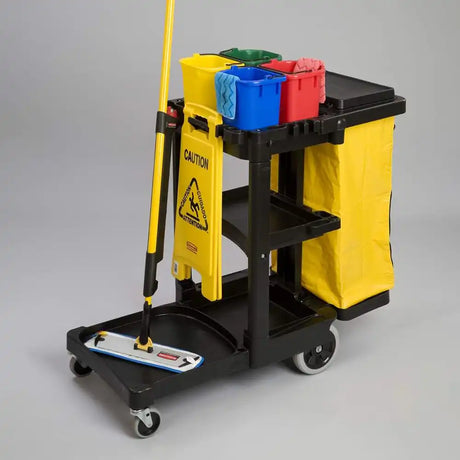 Rubbermaid Janitor Cart With Bag