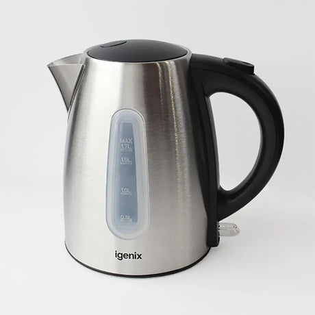  1.7 litre Igenix stainless steel cordless kettle 