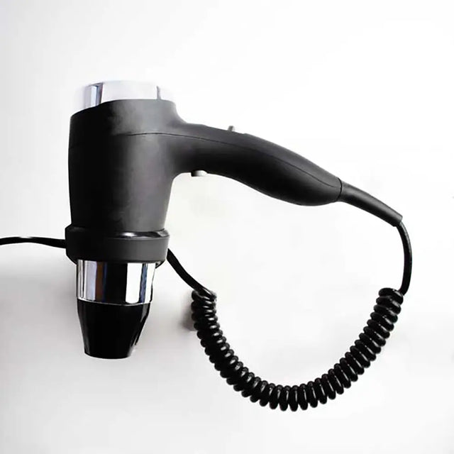 Black handle Anti-Theft Hairdryer Wall Holder