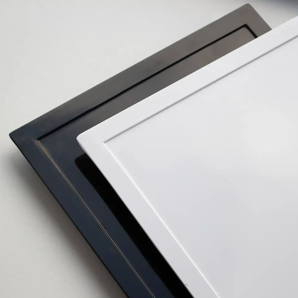 Black and White Melamine Hospitality Tray