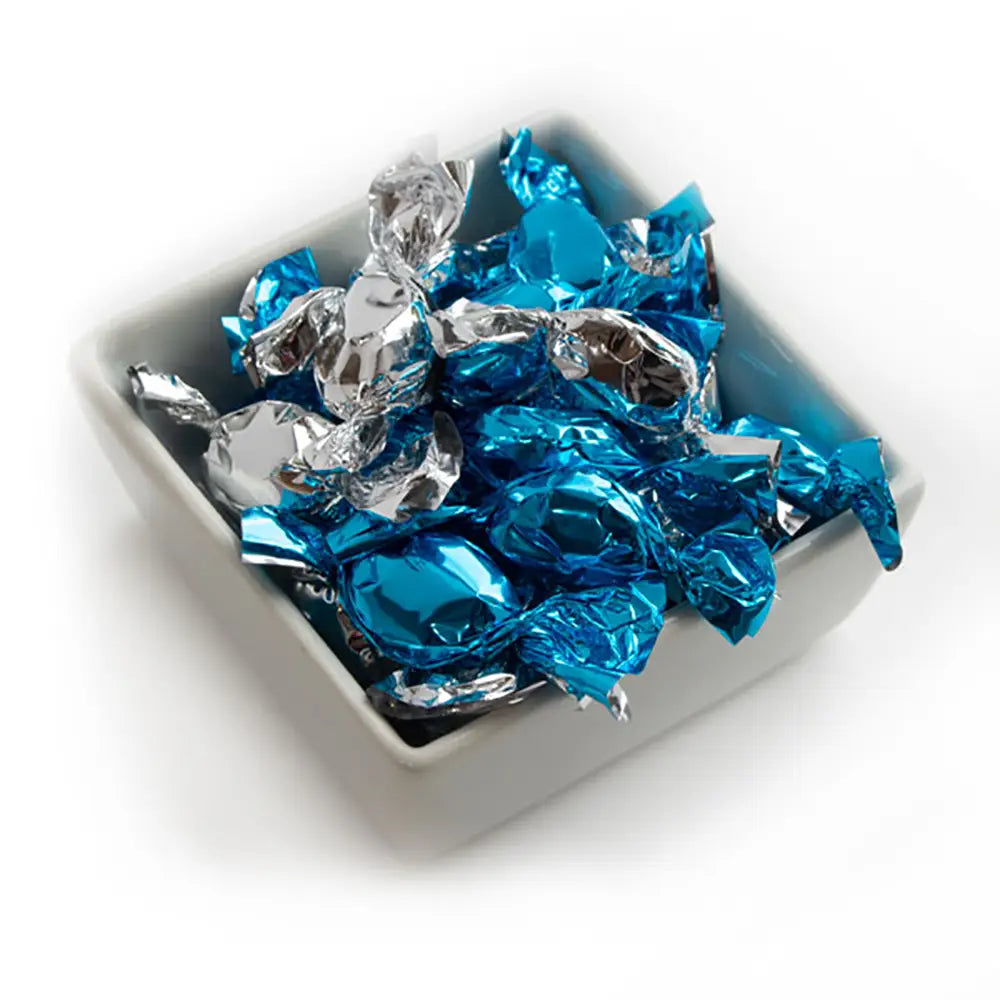 Porcelain Square Dish with blue sweets