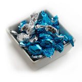 Porcelain Square Dish with blue sweets