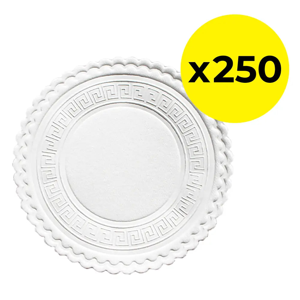 Greek Key Glass Coasters - Pack of 250