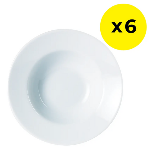 Vitrified Hotelware Pasta & Soup Bowl 25cm - Pack of 6