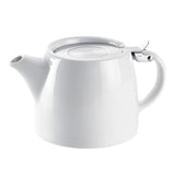 White Stubby Teapot 530ml