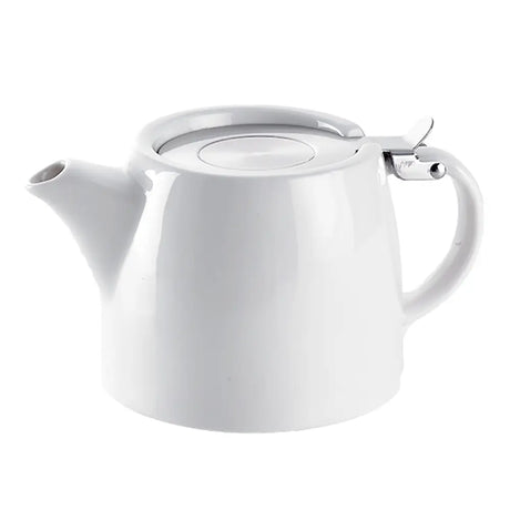 White Stubby Teapot 530ml