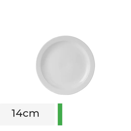 Toughened Narrow Rim Plates 14cm