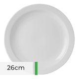 Toughened Narrow Rim Plates 26cm