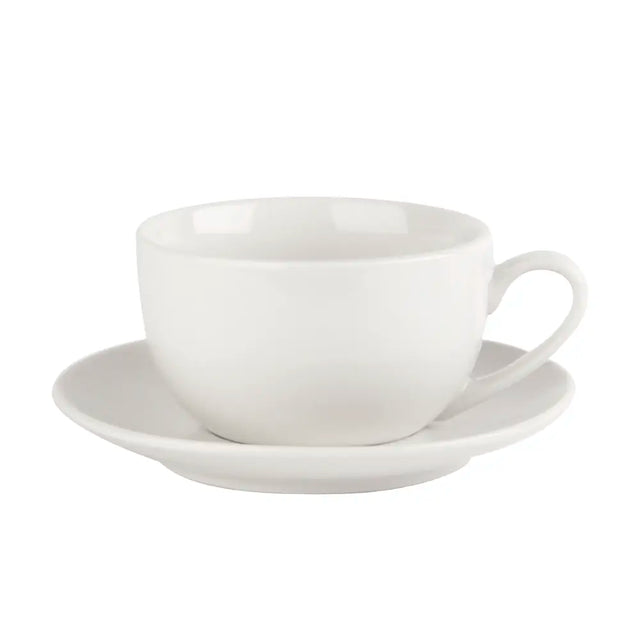 Toughened Cappuccino Cup and saucer