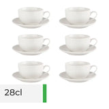 28cl Toughened Cappuccino Cup pack of 6