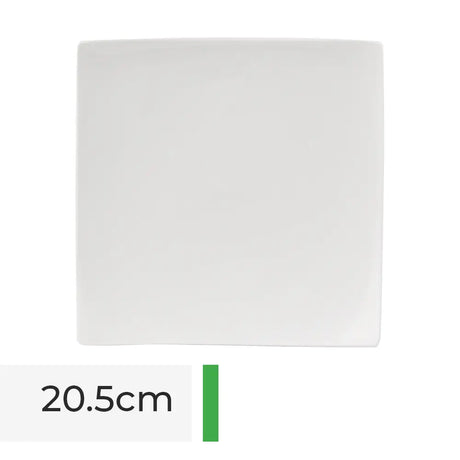 Toughened Square Plate 20.5cm