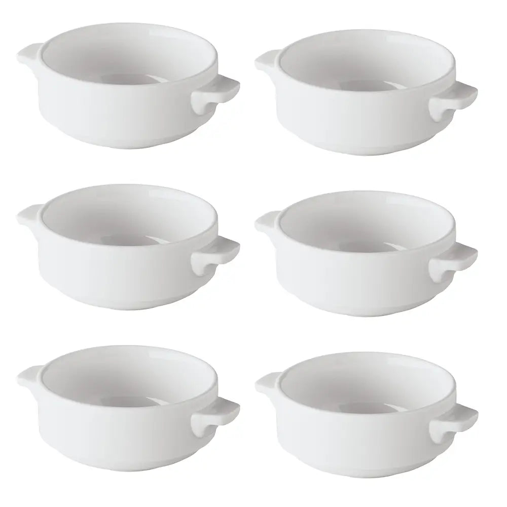 Toughened Stacking Soup Bowl 28cl pack of 6