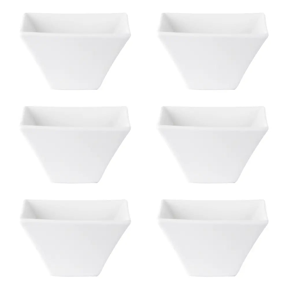 35cl Toughened Square Bowl pack of 6 