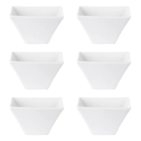 35cl Toughened Square Bowl pack of 6 